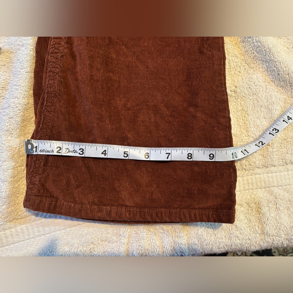 Old Navy Corduroy High Rise Brown Flare Pants. - Picture 9 of 10